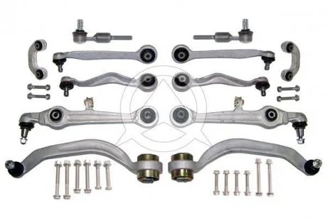 Комплект важелів+тяги стаб.+наконечн. AUDI A4,A8 96- SIDEM 37977