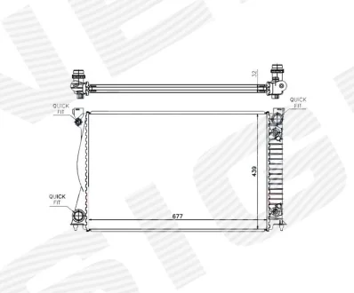 Радіатор Signeda RA60233AQ