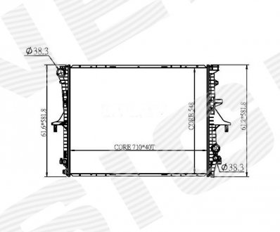 Радиатор AUDI Q7 (4L), 10 - 15 Signeda RA65276Q