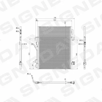 Радіатор кондиціонера Signeda RC940461