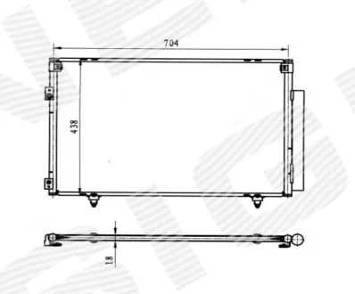 РАДИАТОР КОНДИЦИОНЕРА Signeda RC941118