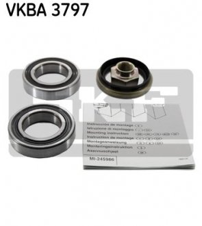 Підшипник маточини Tico 0.8 95- SKF VKBA3797