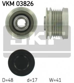 Фото шків генератора SKF VKM03826 Шків генератора SKF VKM03826