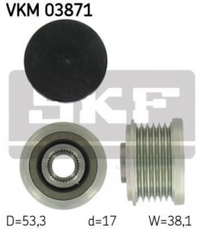 Шкив генератора SKF VKM03871