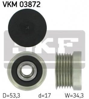 Шкив генератора SKF VKM03872