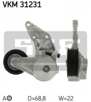 Натяжний ролик SKF VKM 31231