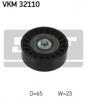 Паразитний / ведучий ролик, поліклиновий ремінь SKF VKM 32110
