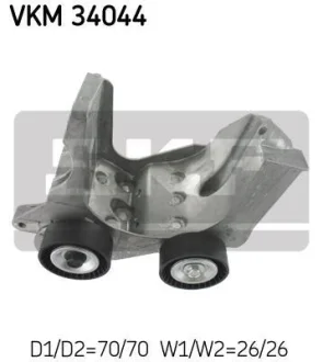 Ролик модуля натягувача ременя SKF VKM 34044