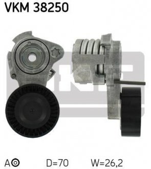 Натягувач ременя 3 Е90/Е92, 5 Е60, Х5 Е70 SKF VKM38250