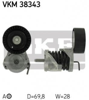 Натяжний ролик SKF VKM38343