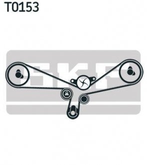 Ремень ГРМ (набор) SKF VKMA01927