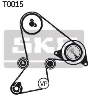 Ремінь ГРМ (набір) SKF VKMA06214