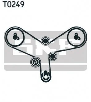 Фото комплект (ремінь+ролики) SKF VKMA 07261 Комплект (ремінь+ролики) SKF VKMA 07261