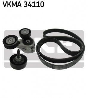 Комплект доріжкового ремня SKF VKMA34110