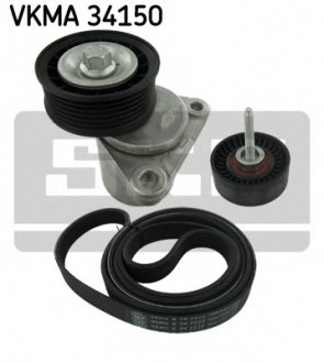 Поликлиновой ременный комплект SKF VKMA34150