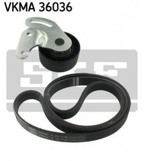 Комплект доріжкового ремня SKF VKMA36036