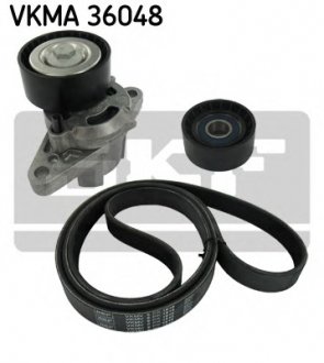 Поликлиновой ременный комплект SKF VKMA36048