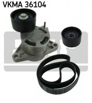 Комплект дорожного ремня SKF VKMA 36104