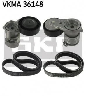 Фото комплект (ремінь+ролики) SKF VKMA 36148 Комплект (ремінь+ролики) SKF VKMA 36148