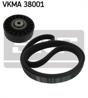 Поликлиновой ременный комплект SKF VKMA38001