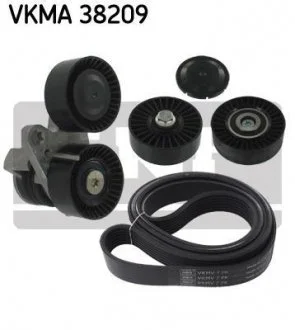 Фото комплект (ремінь+ролики) SKF VKMA 38209 Комплект (ремінь+ролики) SKF VKMA 38209