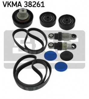 Поликлиновой ременный комплект SKF VKMA38261