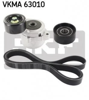 Фото комплект (ремінь+ролики) SKF VKMA 63010 Комплект (ремінь+ролики) SKF VKMA 63010