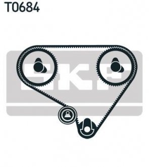 Ремень ГРМ (набор) SKF VKMA92006