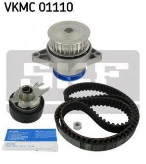 Комплект (ремінь+ролик+помпа) SKF VKMC01110