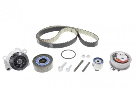 К-кт ременя ГРМ (ремінь+4 ролика +помпа води) Golf,Passat,Skoda,Audi 1.6/2.0TDI 08- SKF VKMC011482