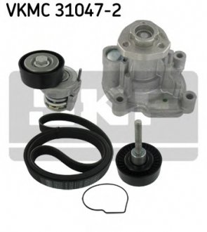 Насос води + комплект ручейковых ремней SKF VKMC310472