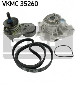 Насос води + комплект потічкових ременів SKF VKMC35260