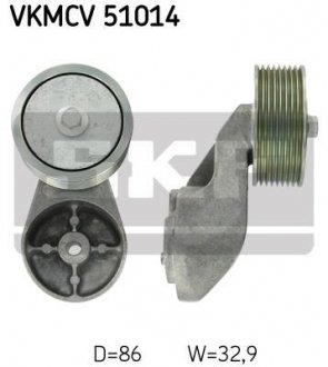 Паразитний / ведучий ролик, поліклиновий ремінь SKF VKMCV51014