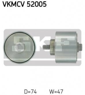 Паразитний / ведучий ролик, поліклиновий ремінь SKF VKMCV52005