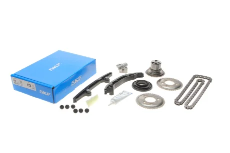 К-т ланцюга ГРМ (ланцюг+3 направляючі+натягувач+3 шестерні+сальник+кріплення) Ford Transit 2.2TDCi SKF VKML84005