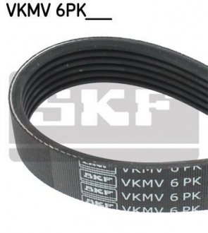 Фото 1 - ремінь поліклиновий 6PK1030 SKF VKMV6PK1030 Ремінь поліклиновий 6PK1030 SKF VKMV6PK1030 (фото 1)