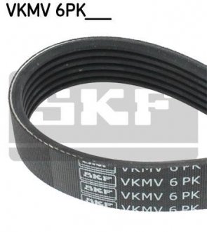 Ремінь поліклиновий 6PK1440 SKF VKMV6PK1440 (фото 1)