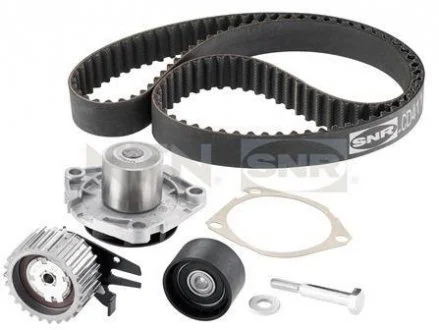 Комплект ГРМ (ремінь + ролик + водяний насос) ALFA ROMEO 147, 156, 159, GIULIETTA, GT, MITO, FIAT 500L, 500X, BRAVO, BRAVO II, CROMA, DOBLO, DOBLO CARGO, DUCATO, FREEMONT 1.0-2.0D 11.02- SNR SNR NTN KDP458570