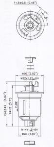 Фильтр топлива SOFIMA S1586B