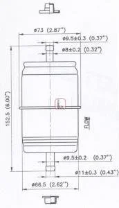 Фільтр палива SOFIMA S1666B