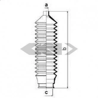 Пильовик рульового механізма SPIDAN 83602