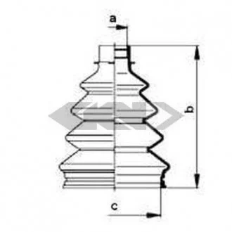 Фото пильовик рульового механізма SPIDAN 83985 Пильовик рульового механізма SPIDAN 83985