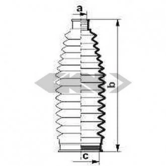 Фото пильовик рульового механізма SPIDAN 83986 Пильовик рульового механізма SPIDAN 83986
