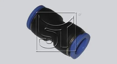 З\'єднувач пневматичної трубки пряме, 6*6 ST-TEMPLIN 02.090.7820.020-604