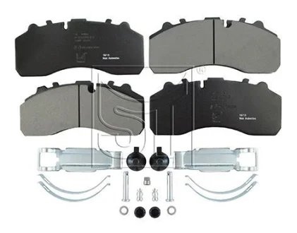 Дискові гальмівні колодки, комплект (з РМК), 29059/29061/29087/29108/29163/29179/29202/29278 WVA ST-TEMPLIN 03.120.8700.121
