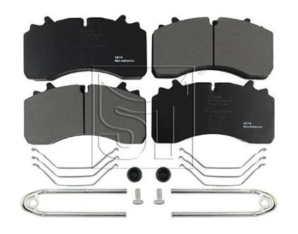 Дискові гальмівні колодки, комплект (з РМК), SAF, 29162/29336 WVA ST-TEMPLIN 03.120.8700.351