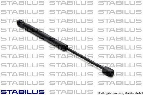 Газова пружина капоту STABILUS 1262MT