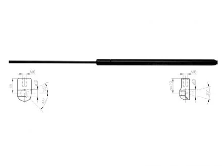 Амортизатор багажника STARLINE 1464800