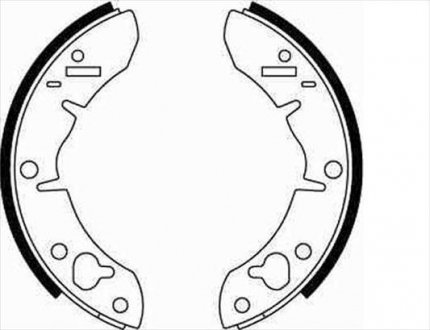 Тормозные колодки барабанные STARLINE BC 00560