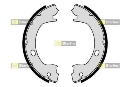 Фото колодки тормозные (барабанные), к-т. STARLINE BC01015 Колодки тормозные (барабанные), к-т. STARLINE BC01015
